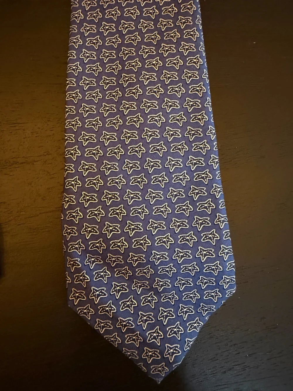 Vineyard Vines Silk Ties- Blue Bull & Bear Stock Market and Blue Shellfish